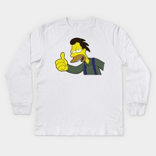 Thumbs Up Lenny Kids Long Sleeve T-Shirt